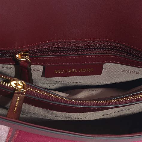 large burgundy michael kors leather handbag|Michael Kors maroon handbags.